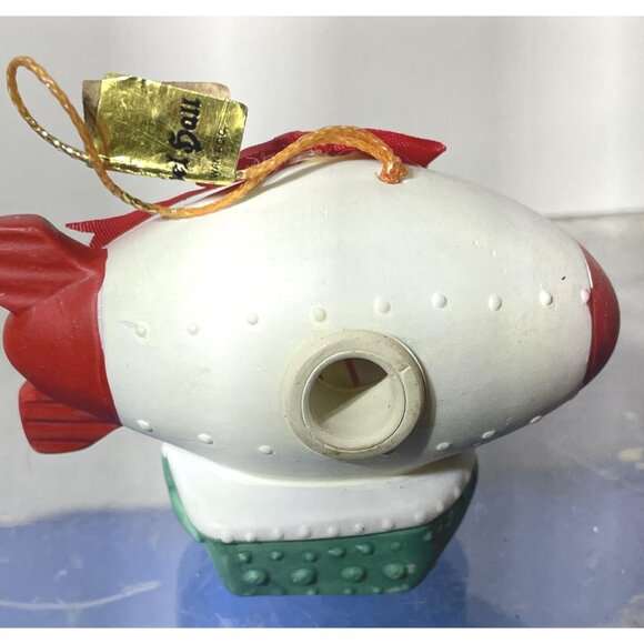 1990s Lot Of 3 Robel Hall Capn Teddy Glow Bell Light Up Porcelain Ornament-RARE - Picture 4 of 9